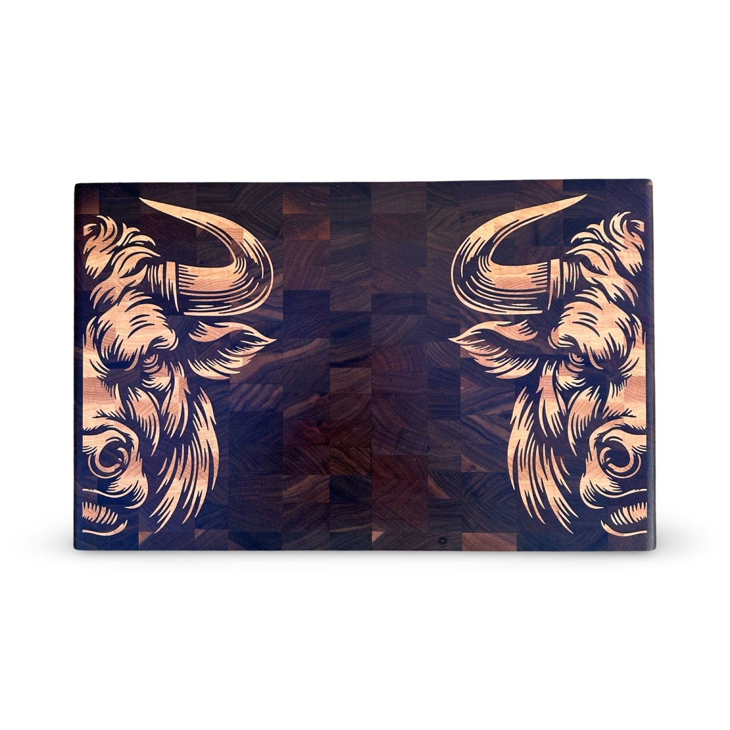 The Bull Head 19*12" CNC inlay plan