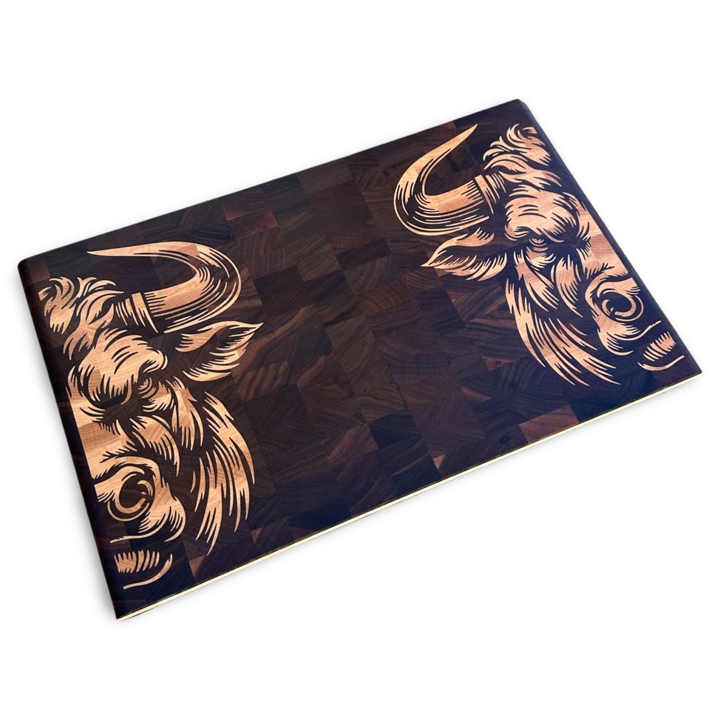 The Bull Head 19*12" CNC inlay plan