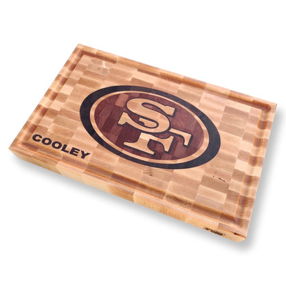 San Francisco 49ers board 19x12'' CNC inlay plan