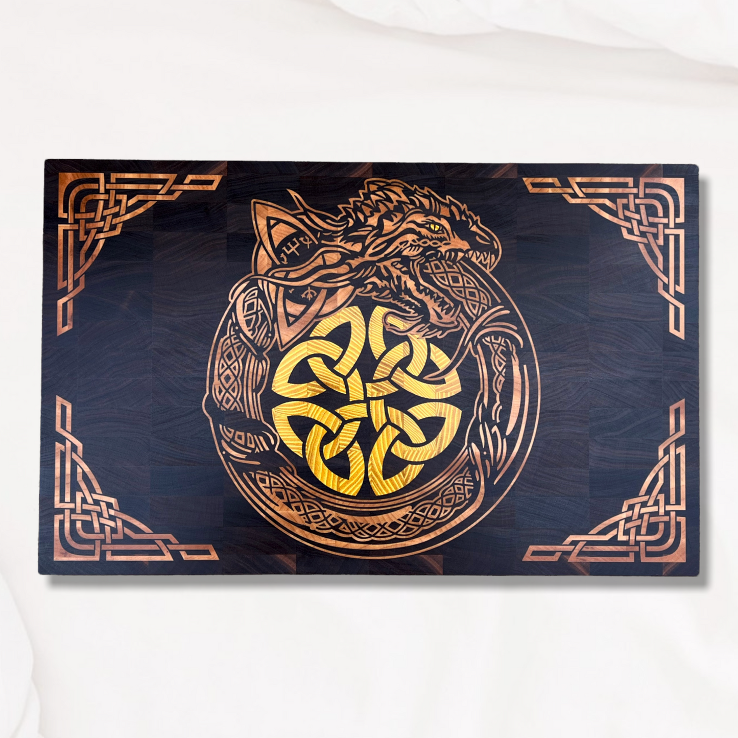 Ouroboros board 19*12" CNC inlay plan