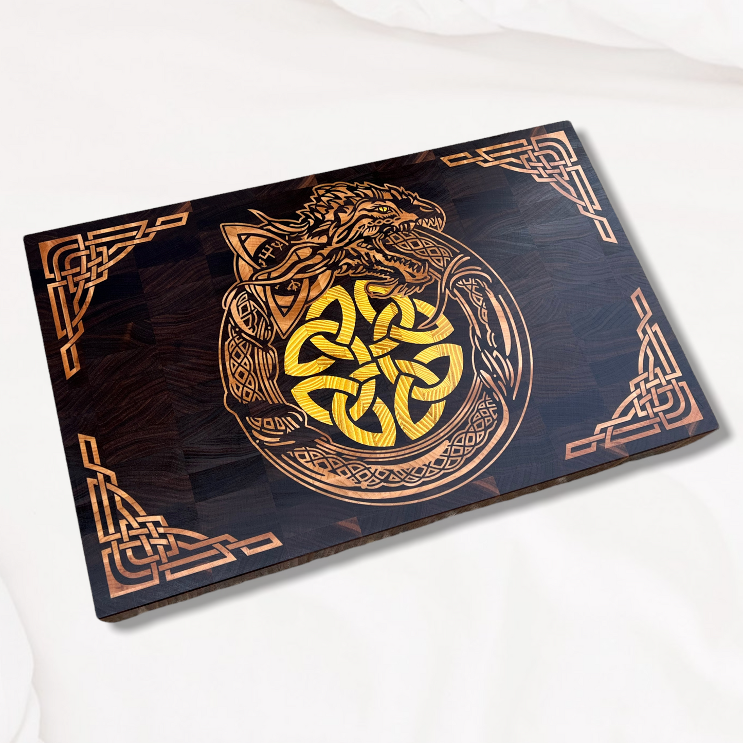 Ouroboros board 19*12" CNC inlay plan