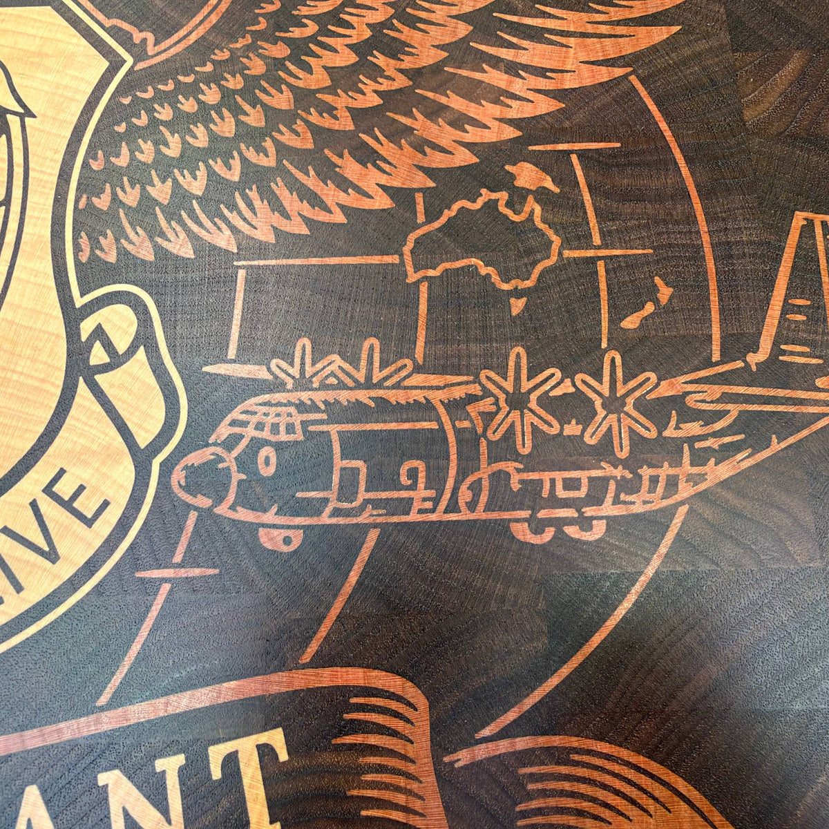 USAF Pararescue 19 x 12" CNC inlay plan
