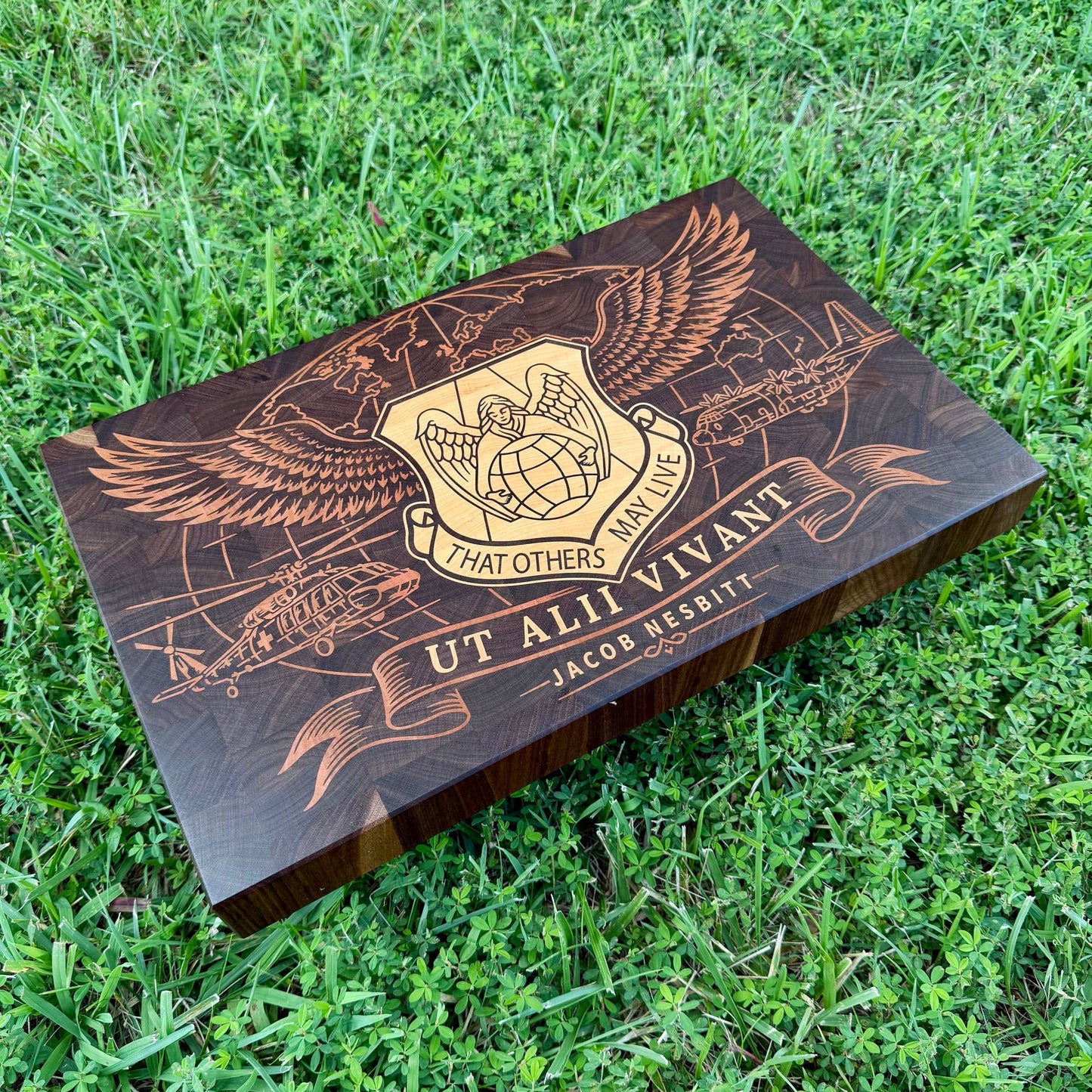USAF Pararescue 19 x 12" CNC inlay plan