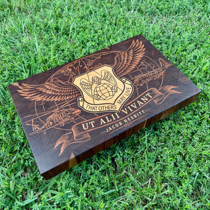 USAF Pararescue 19 x 12" CNC inlay plan