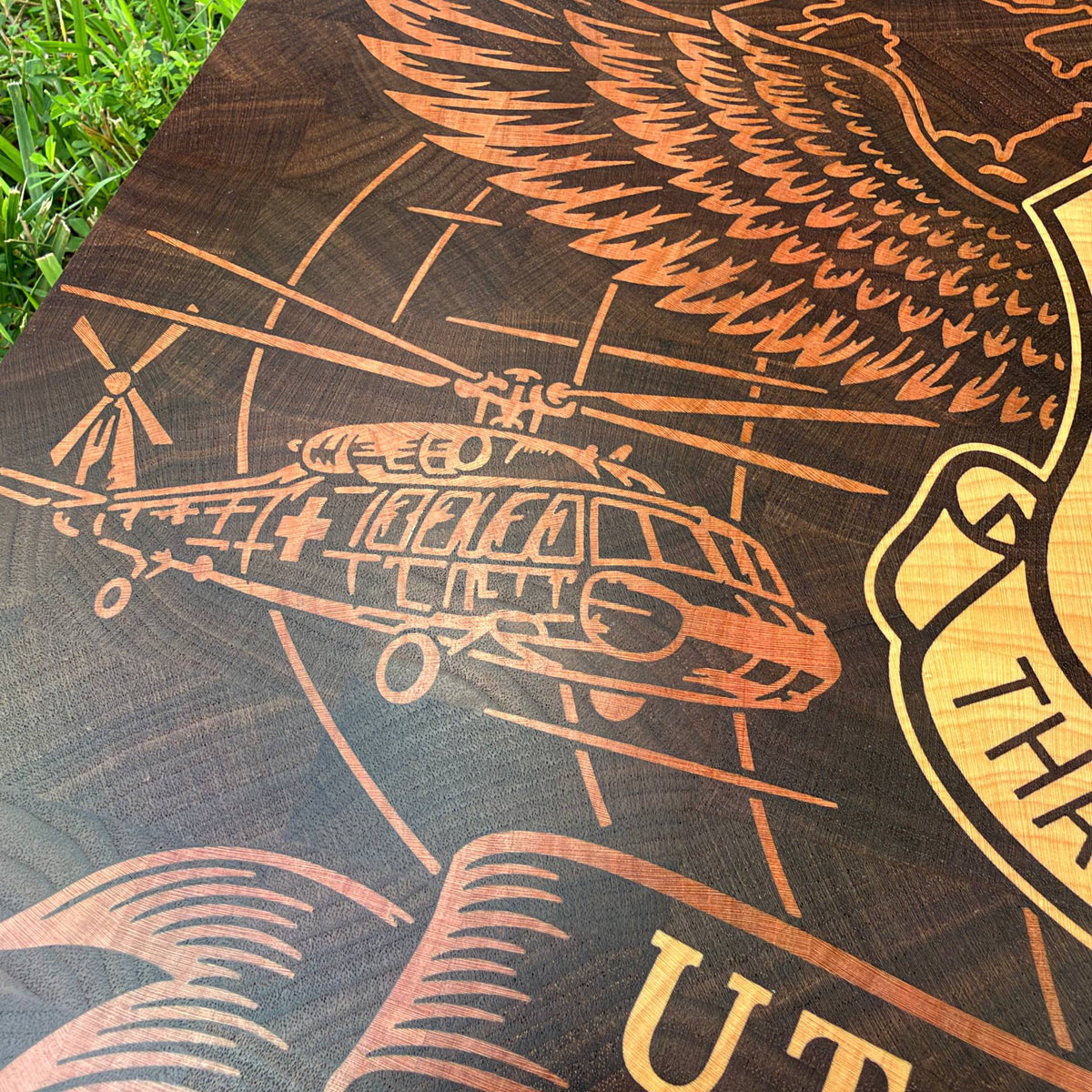 USAF Pararescue 19 x 12" CNC inlay plan