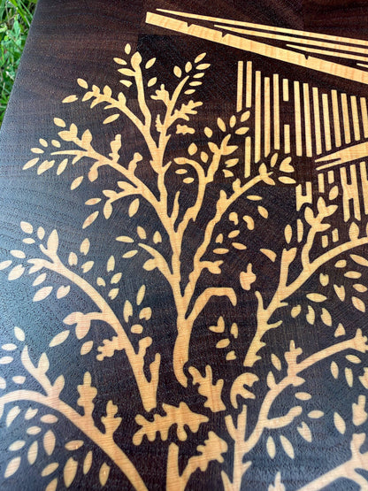 Dovecote 19 x 12" CNC inlay plan