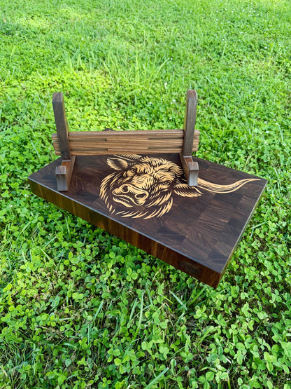 The Longhorn 19x12" CNC inlay plan