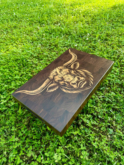 The Longhorn 19x12" CNC inlay plan