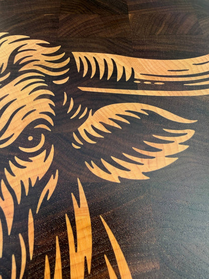 The Longhorn 19x12" CNC inlay plan