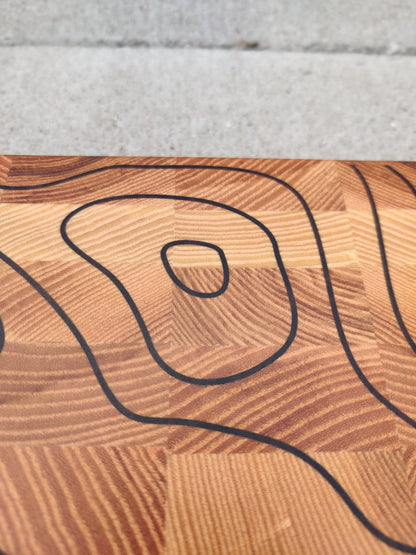 Topographic cutting board