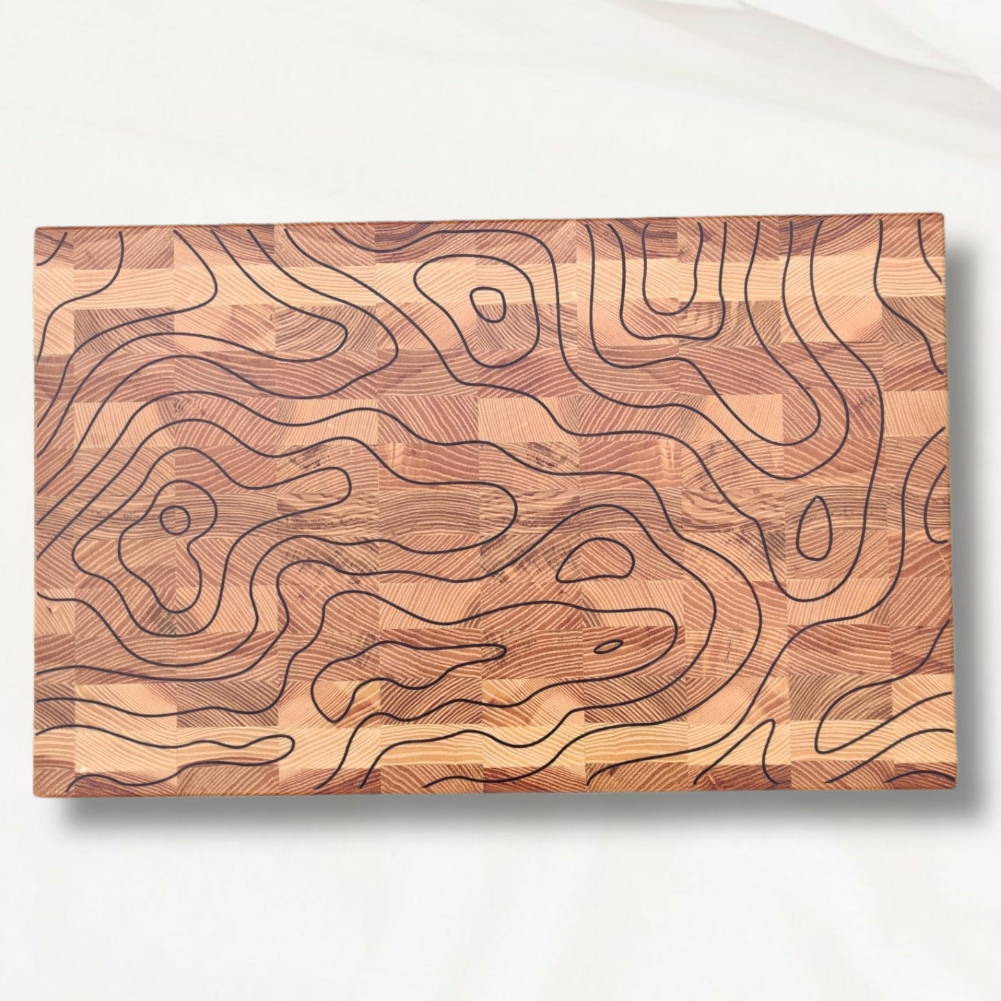 Topographic cutting board