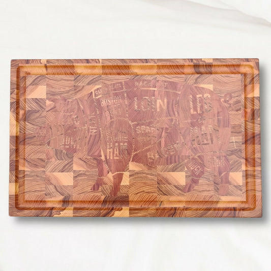 The hidden Pig cutting board