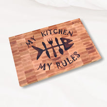 Load image into Gallery viewer, My Kitchen My Rules 19&quot; * 12&quot; * 2&quot;
