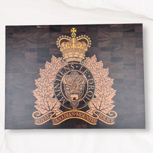 Load image into Gallery viewer, Royal Canadian Mounted Police CNC inlay plan 24x18&#39;&#39;
