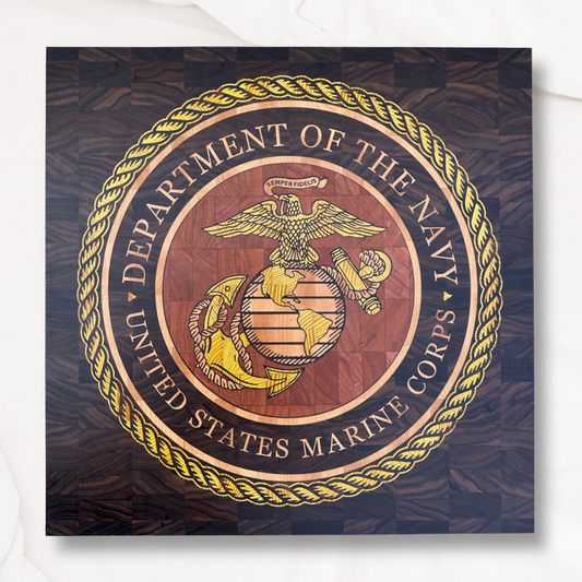 Marine Corps 19.48 x 1948'' CNC inlay plan