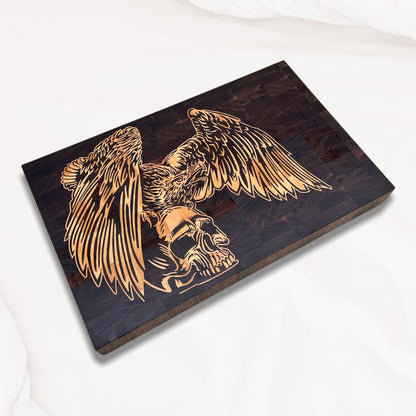 The Eagle 19x12" CNC inlay plan