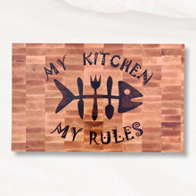 Load image into Gallery viewer, My Kitchen My Rules 19&quot; * 12&quot; * 2&quot;
