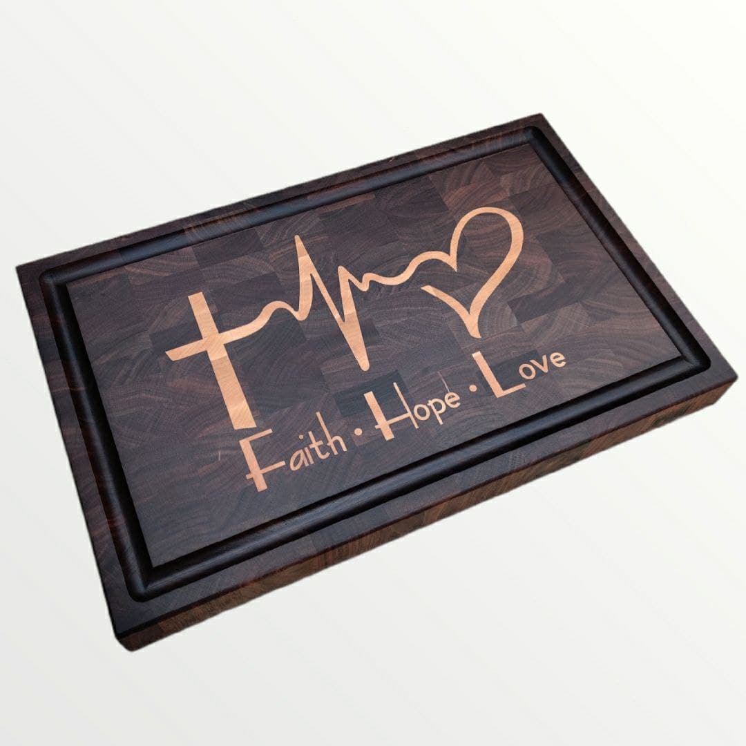 Faith, Hope, Love 19*12" CNC inlay plan